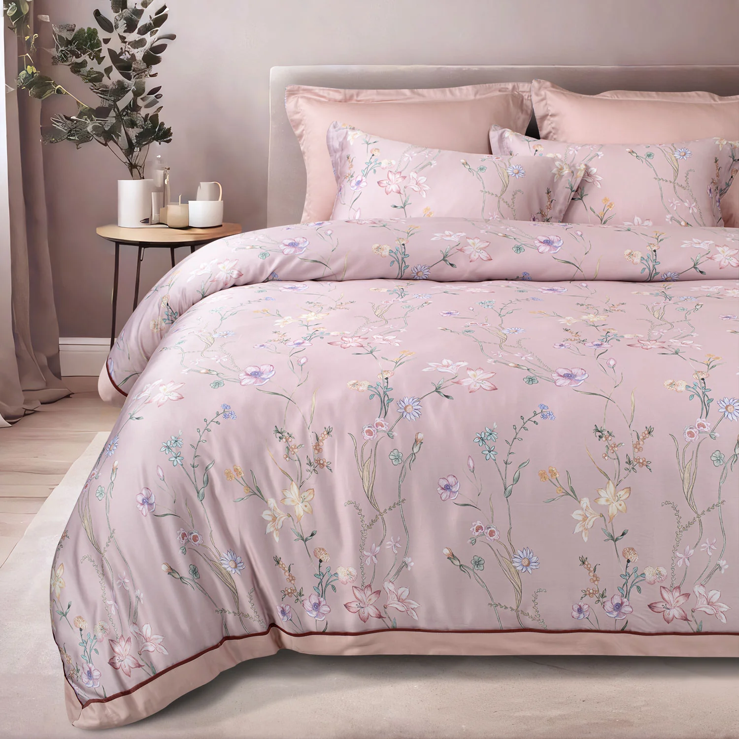 Green House Bamboo Bedding Set - 6 Pcs Set - Image 127