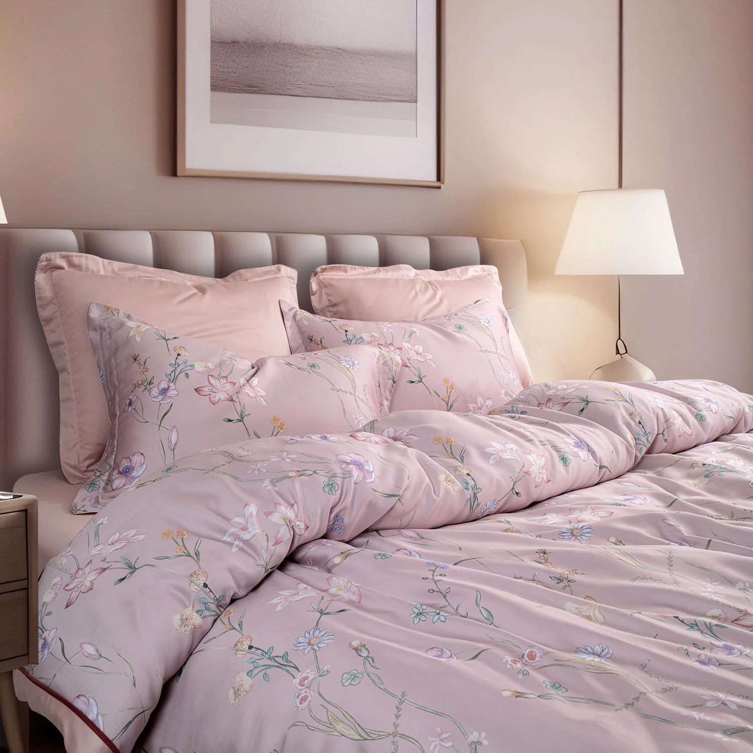 Green House Bamboo Bedding Set - 6 Pcs Set - Image 128