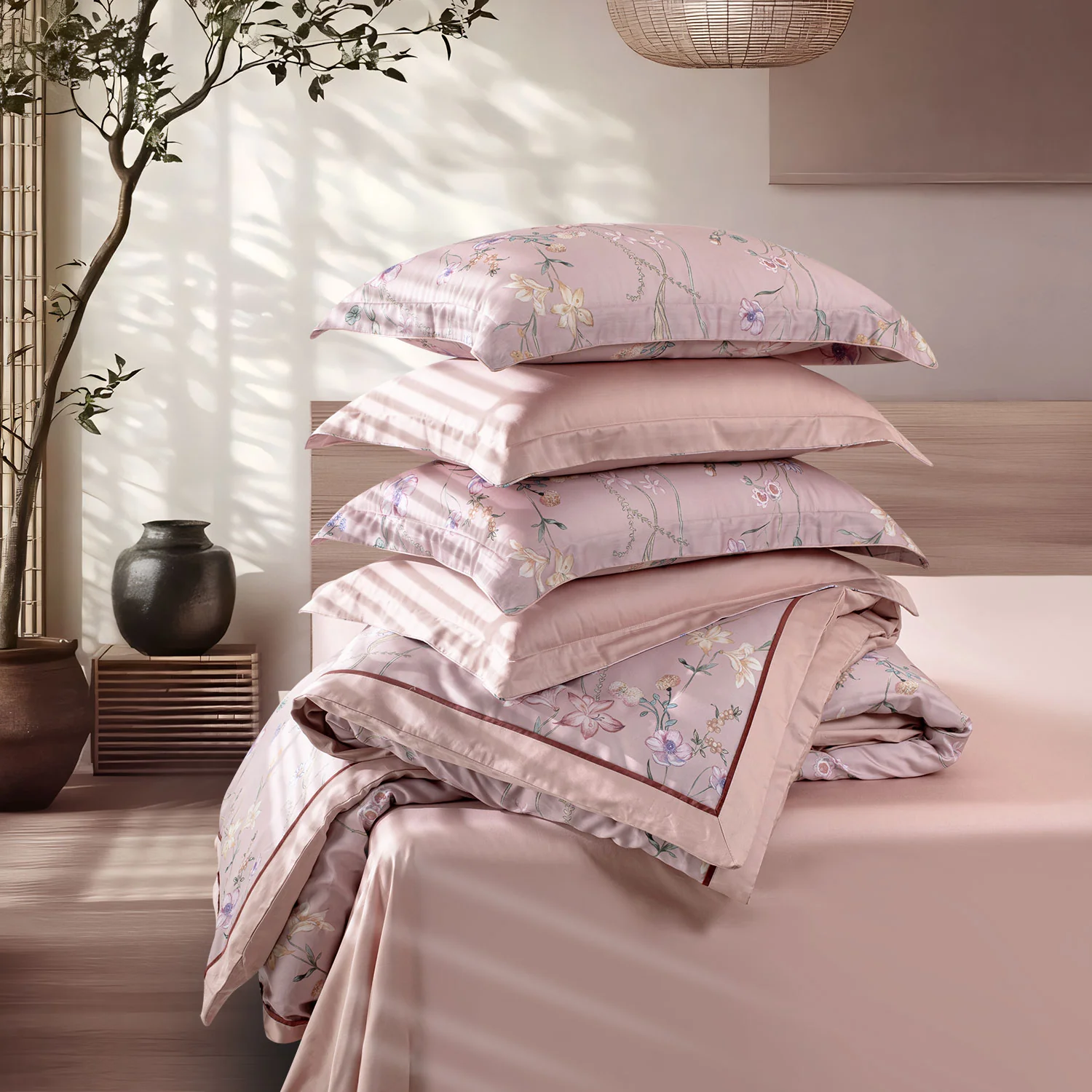 Green House Bamboo Bedding Set - 6 Pcs Set - Image 129