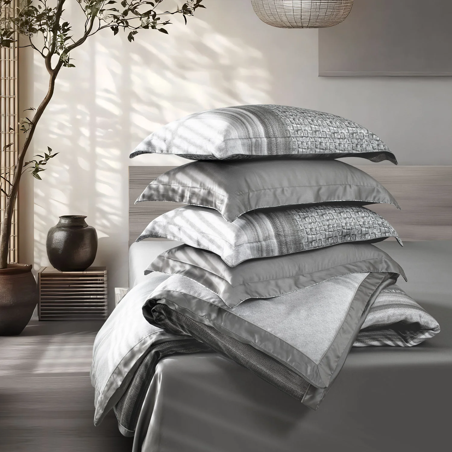 Green House Bamboo Bedding Set - 6 Pcs Set - Image 142