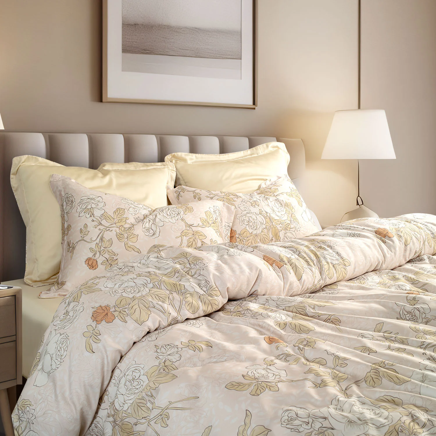 Green House Bamboo Bedding Set - 6 Pcs Set - Image 146