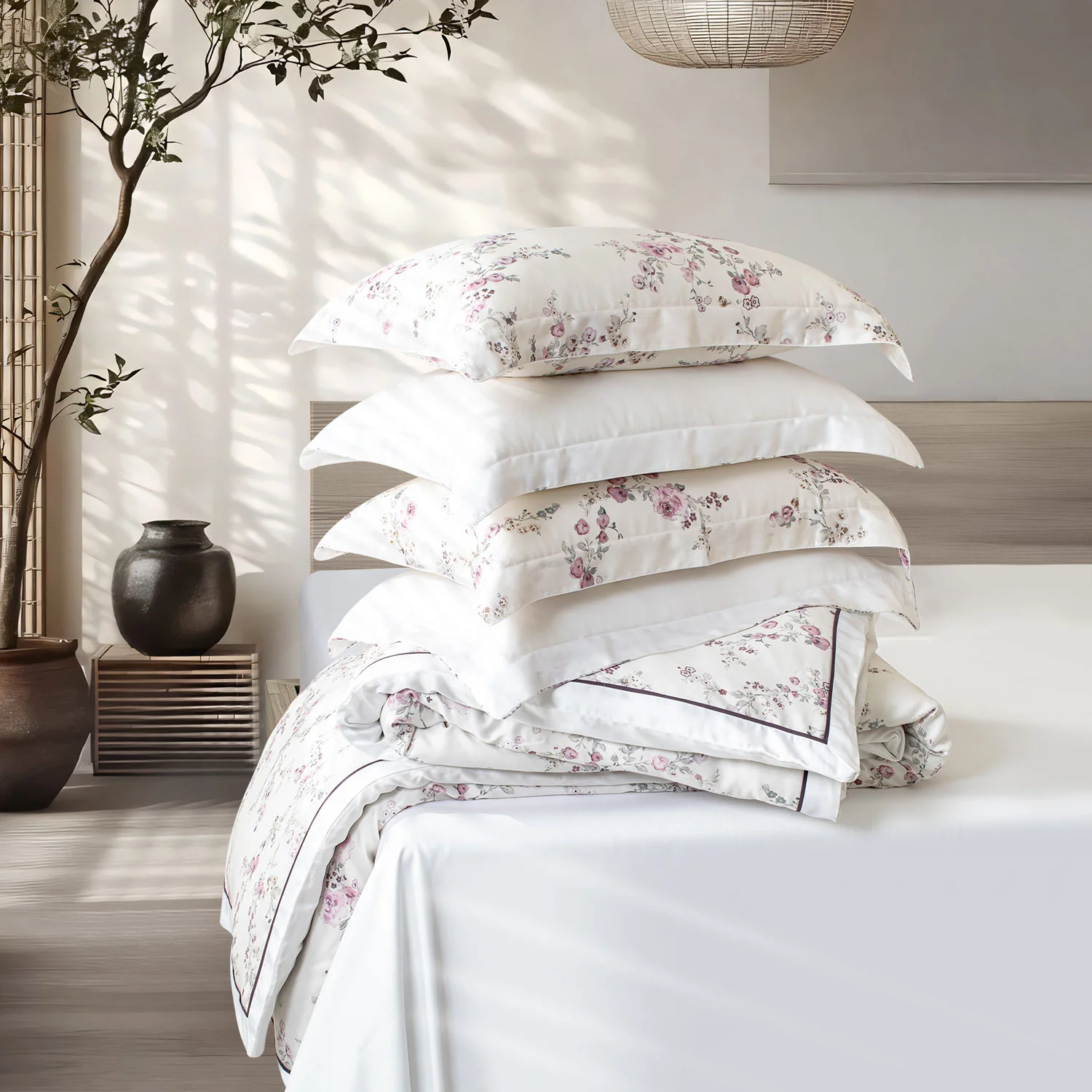 Green House Bamboo Bedding Set - 6 Pcs Set - Image 153