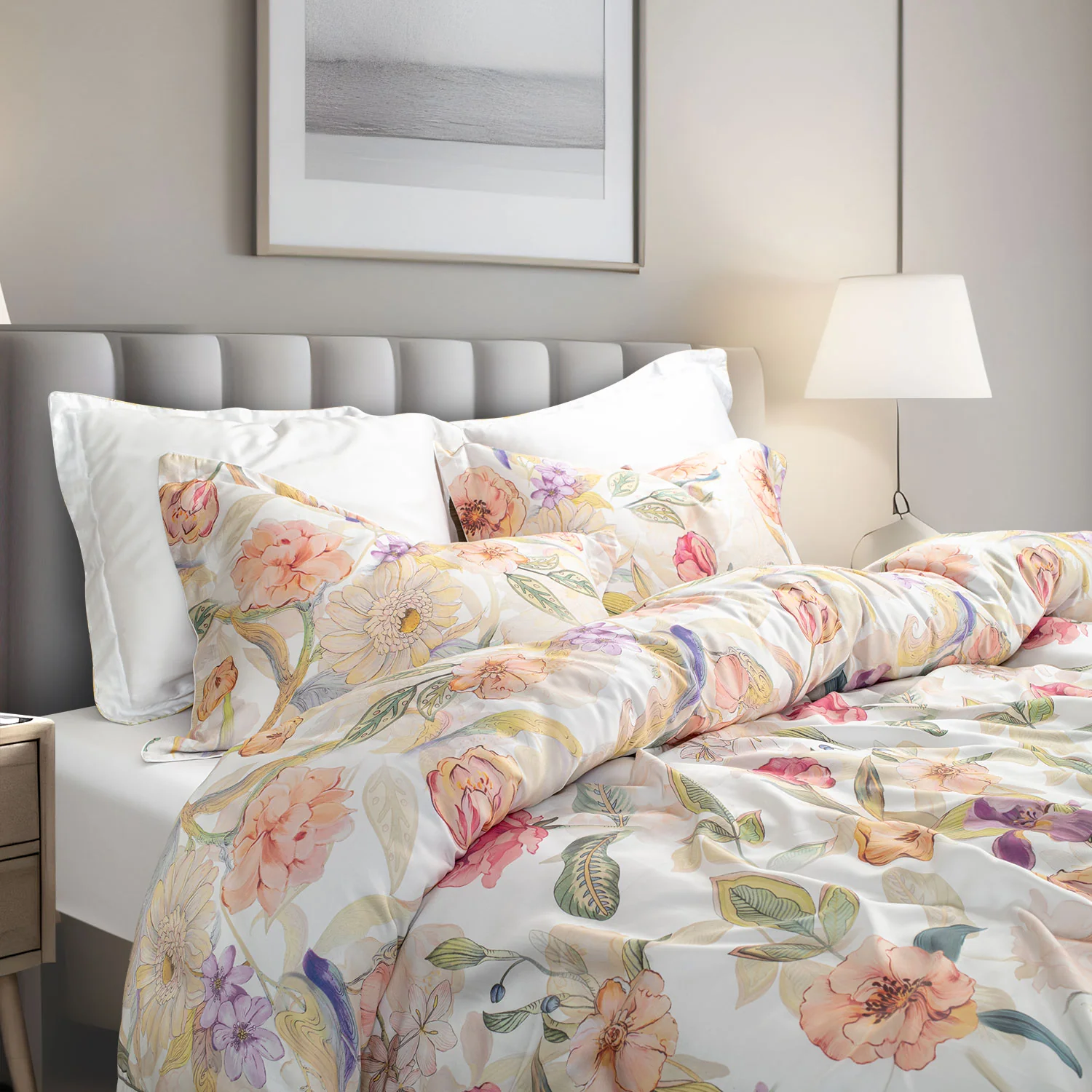 Green House Bamboo Bedding Set - 6 Pcs Set - Image 158