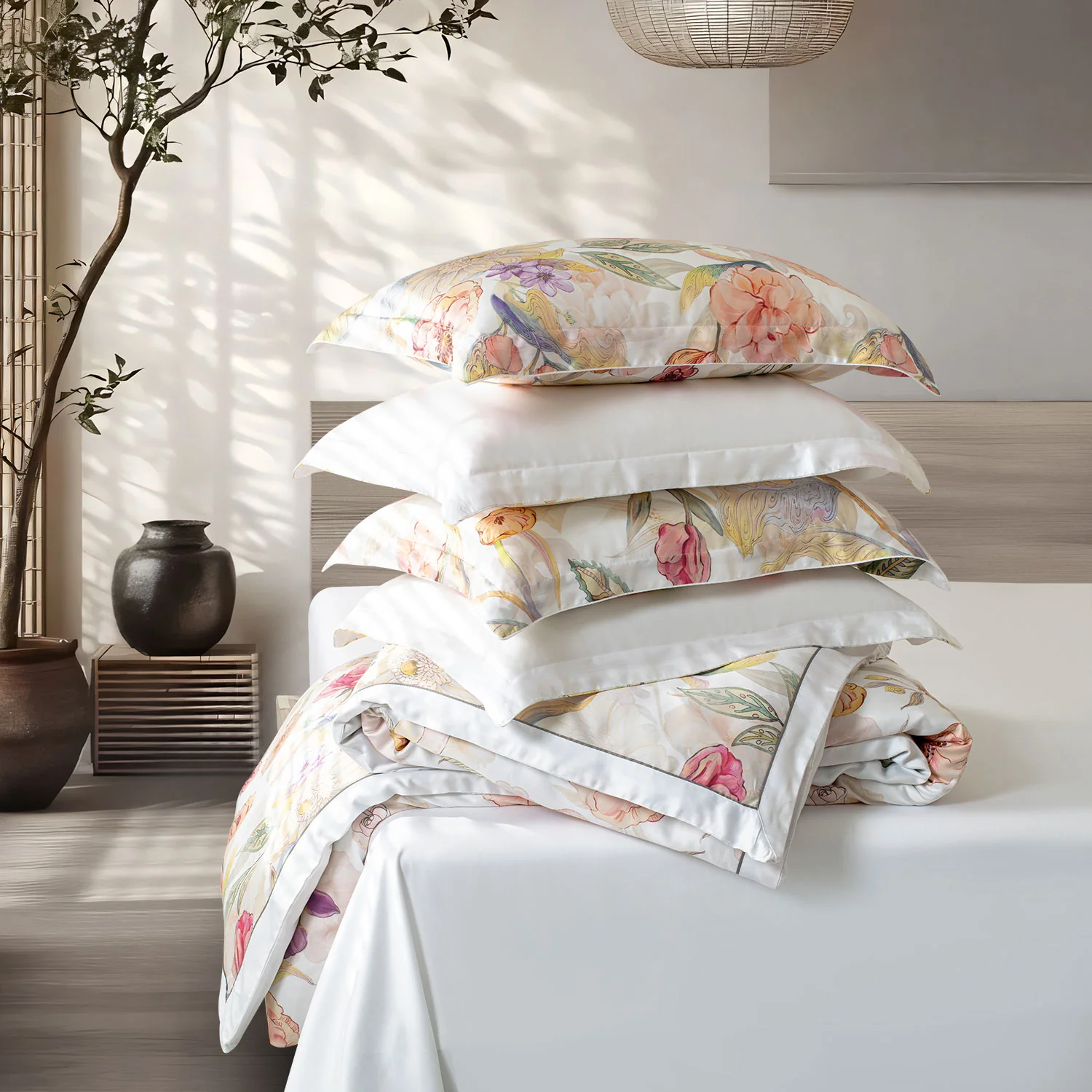 Green House Bamboo Bedding Set - 6 Pcs Set - Image 159