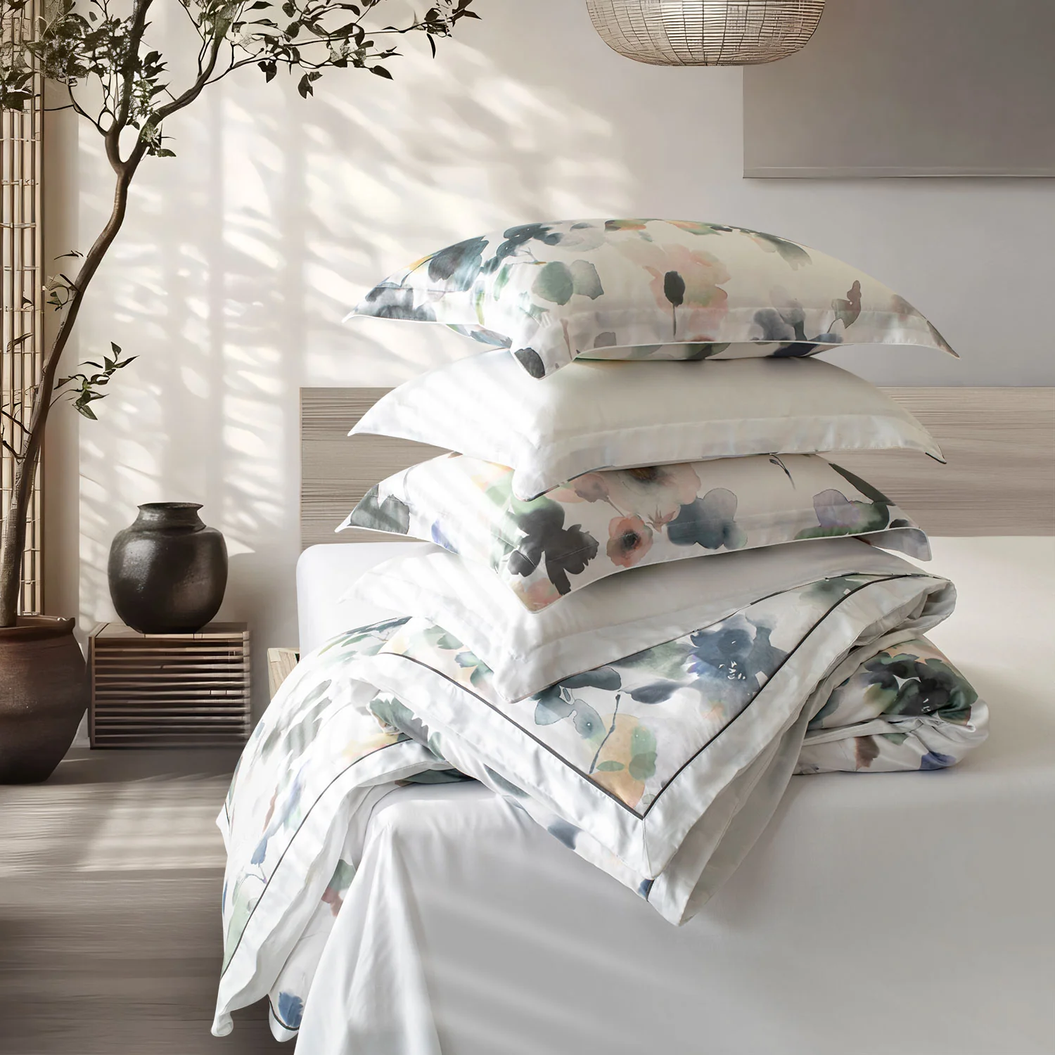 Green House Bamboo Bedding Set - 6 Pcs Set - Image 172