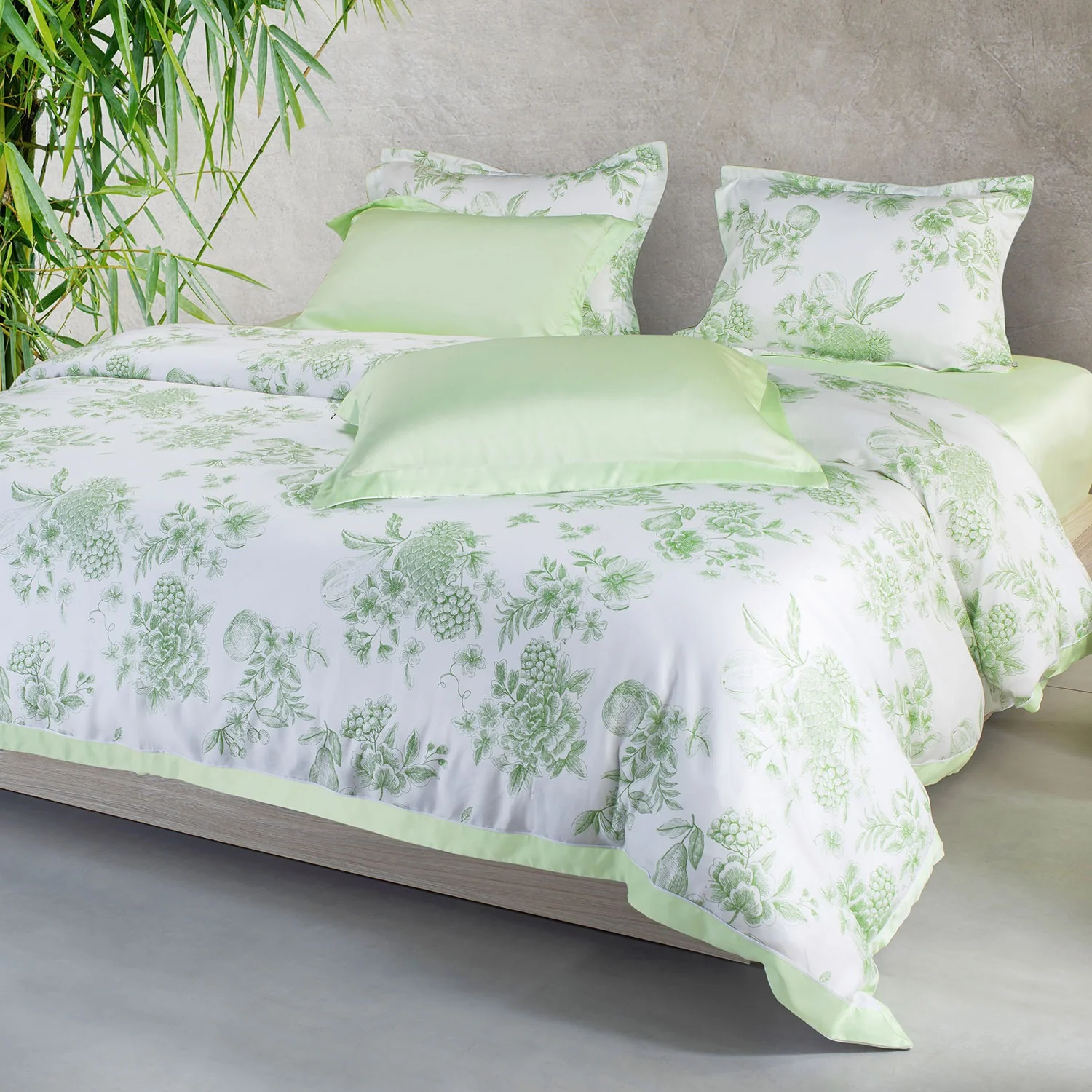 Green House Bamboo Bedding Set - 6 Pcs Set - Image 181