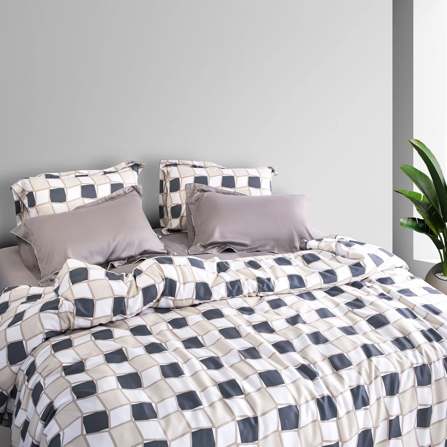 Green House Bamboo Bedding Set - 6 Pcs Set - Image 182