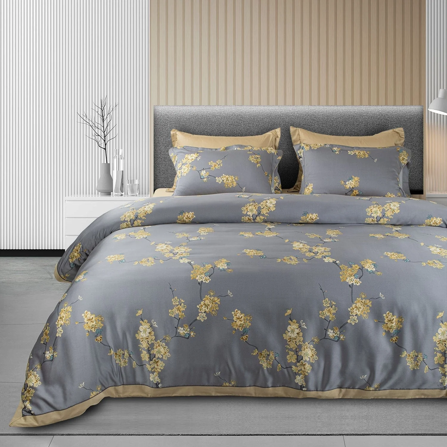 Green House Bamboo Bedding Set - 6 Pcs Set - Image 37