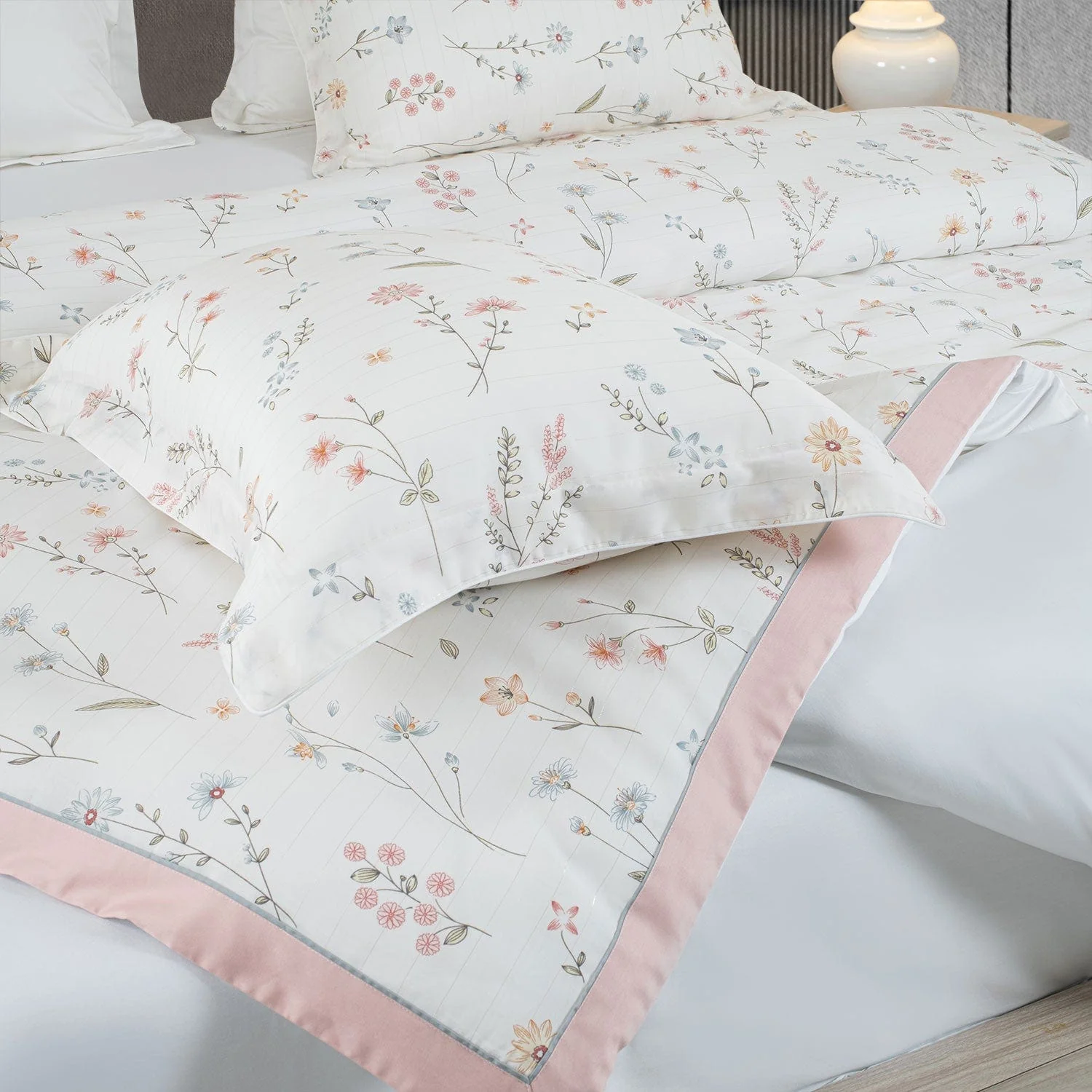 Green House Bamboo Bedding Set - 6 Pcs Set - Image 45