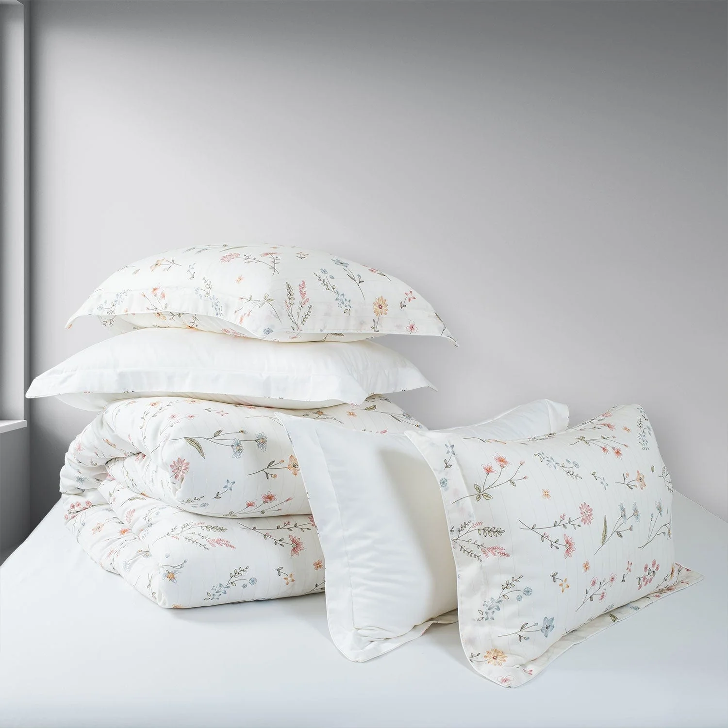 Green House Bamboo Bedding Set - 6 Pcs Set - Image 47