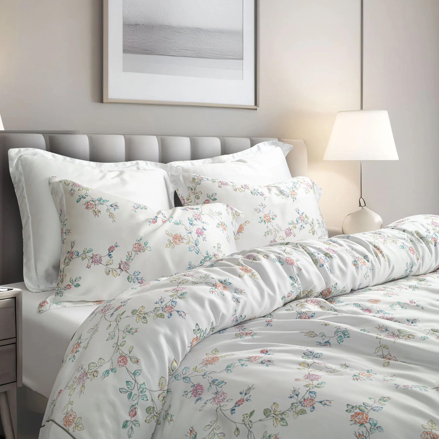 Green House Bamboo Bedding Set - 6 Pcs Set - Image 76