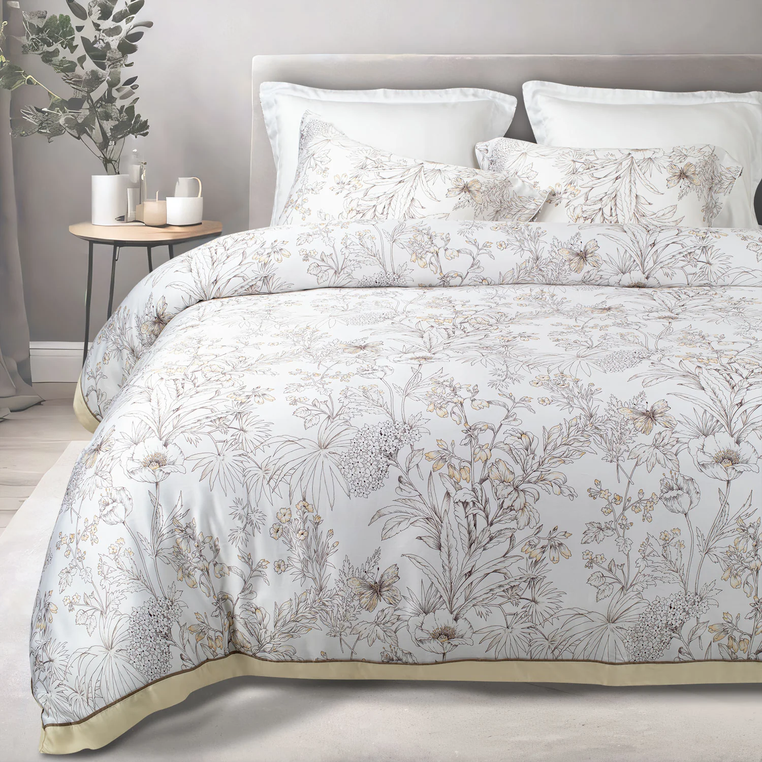 Green House Bamboo Bedding Set - 6 Pcs Set - Image 80