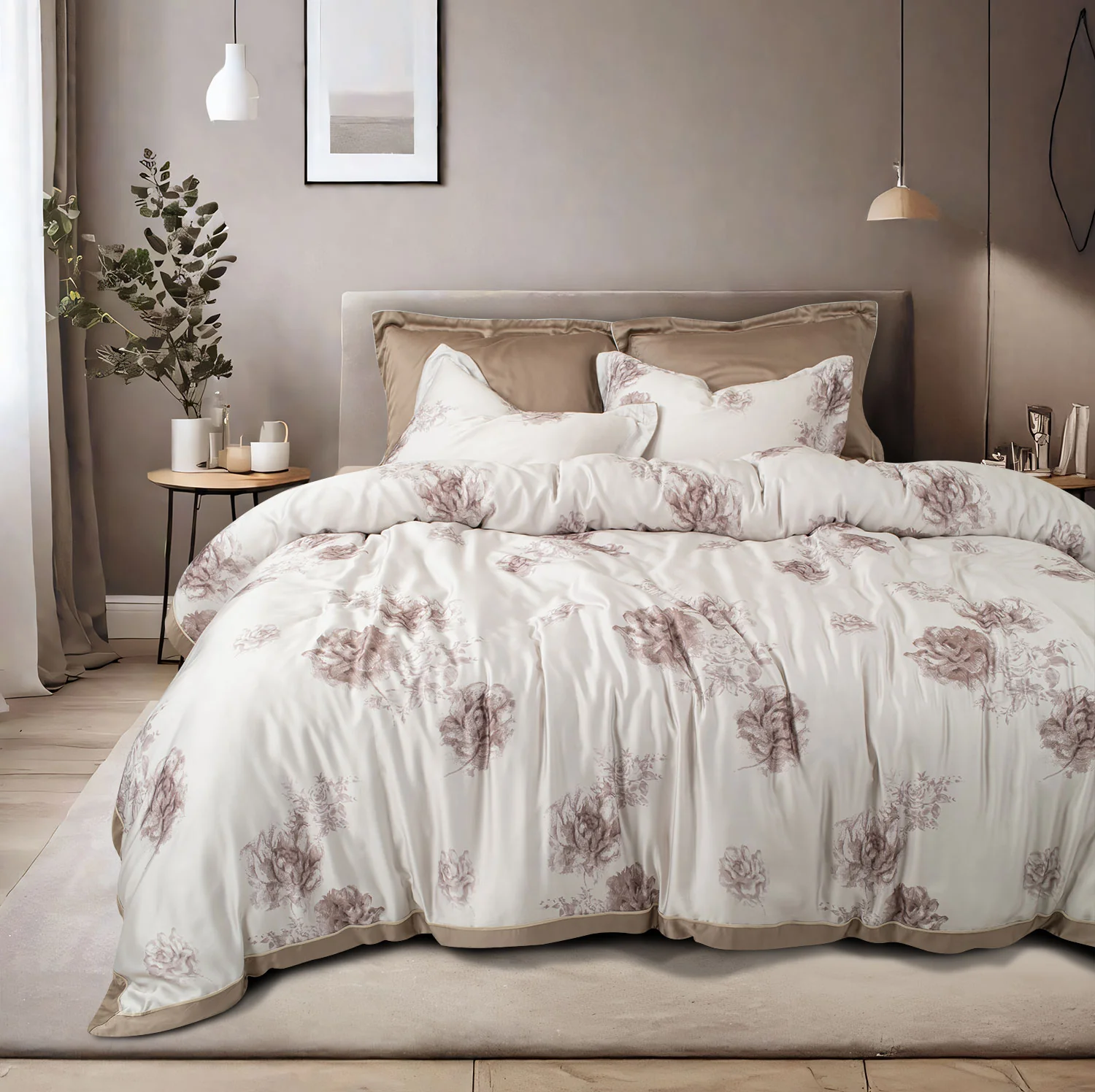 Green House Bamboo Bedding Set - 6 Pcs Set - Image 92