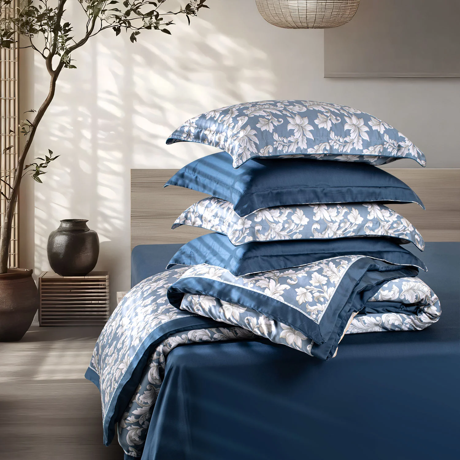 Green House Bamboo Bedding Set - 6 Pcs Set - Image 98
