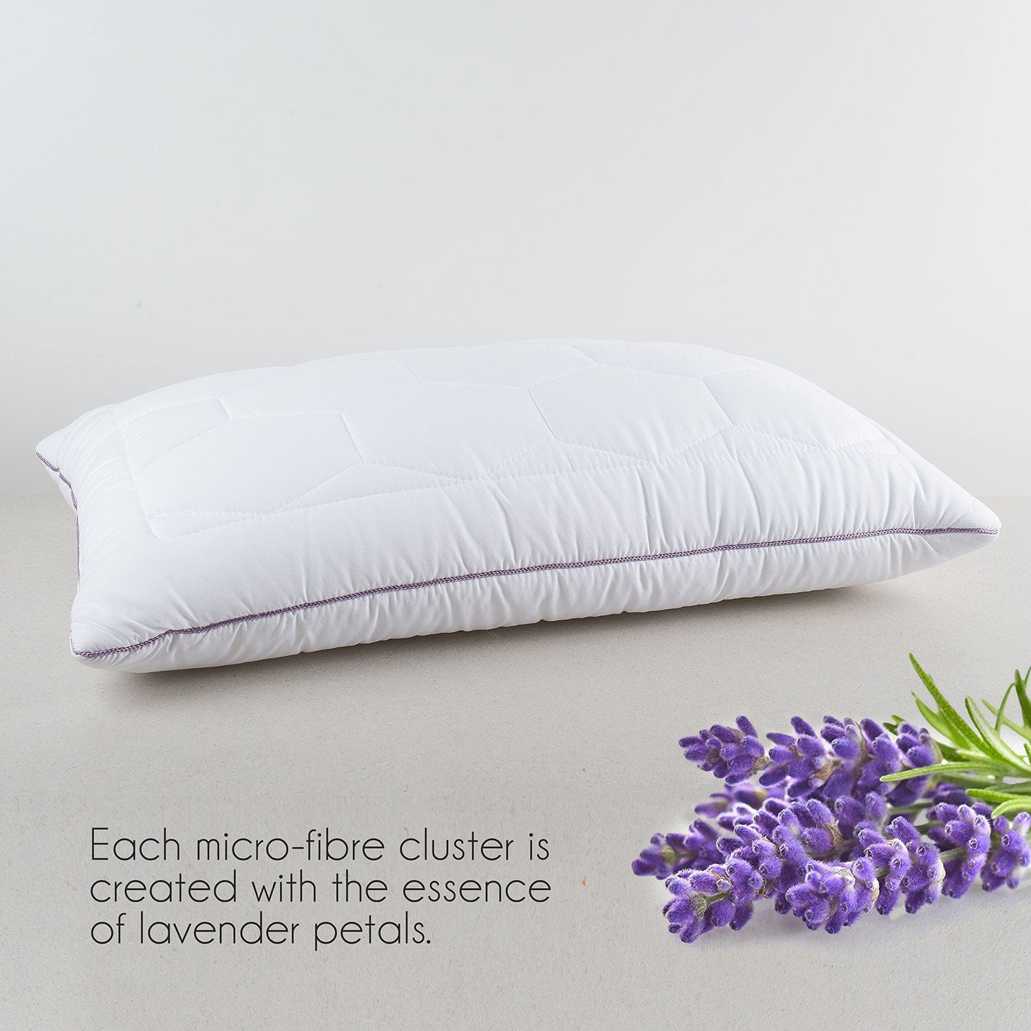 Lavender With Suede Fabric And Micro Fibre Inside Pillow | Pillow For The Best Sleep - Image 5