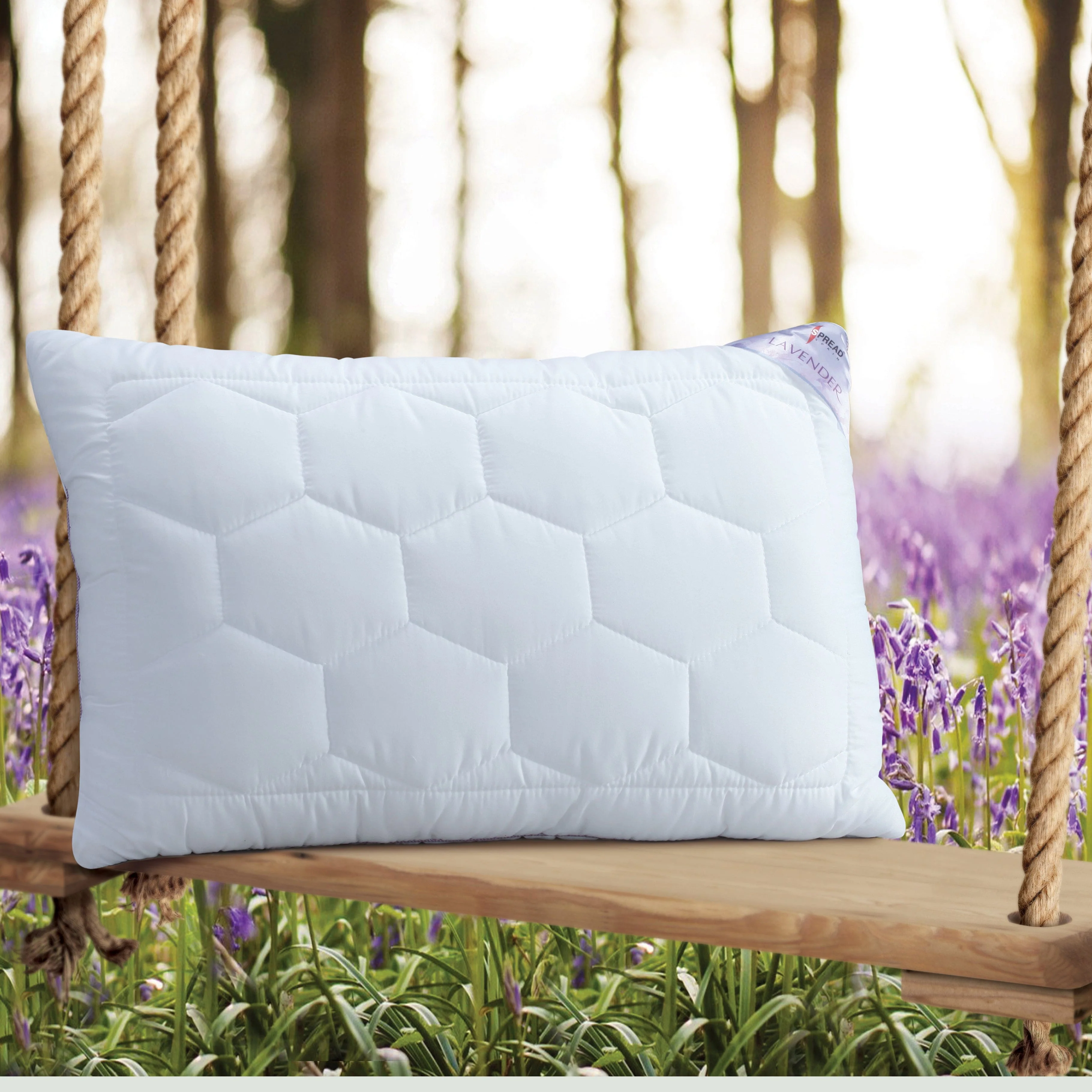 Lavender With Suede Fabric And Micro Fibre Inside Pillow | Pillow For The Best Sleep - Image 7
