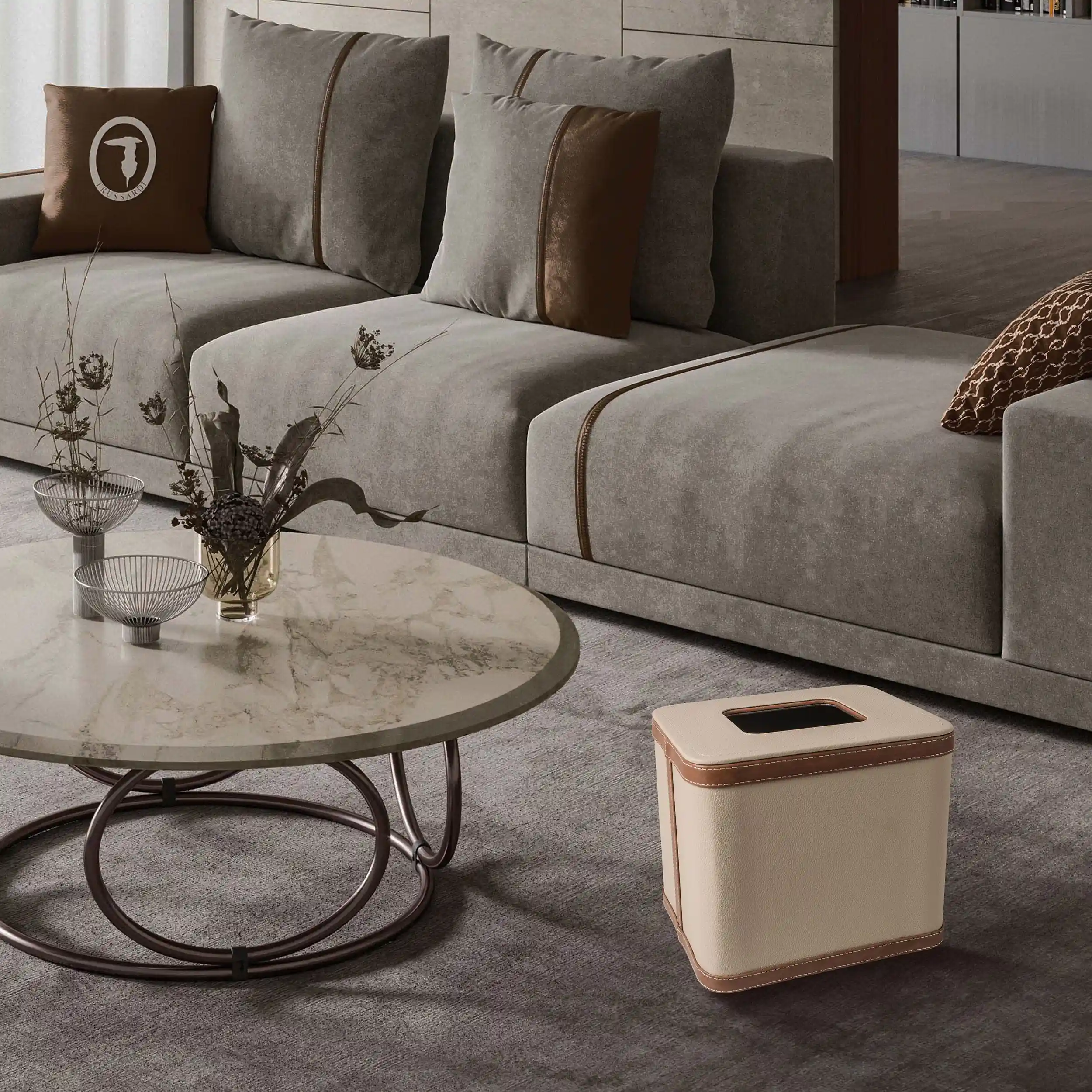 Leather Dustbin - Image 3