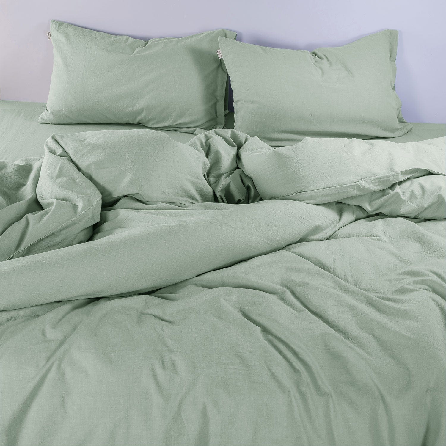 Pre Washed 100 %  Cotton Flex Breathable Solid Bedding | 100 % Cotton Bedding  Set - Image 4