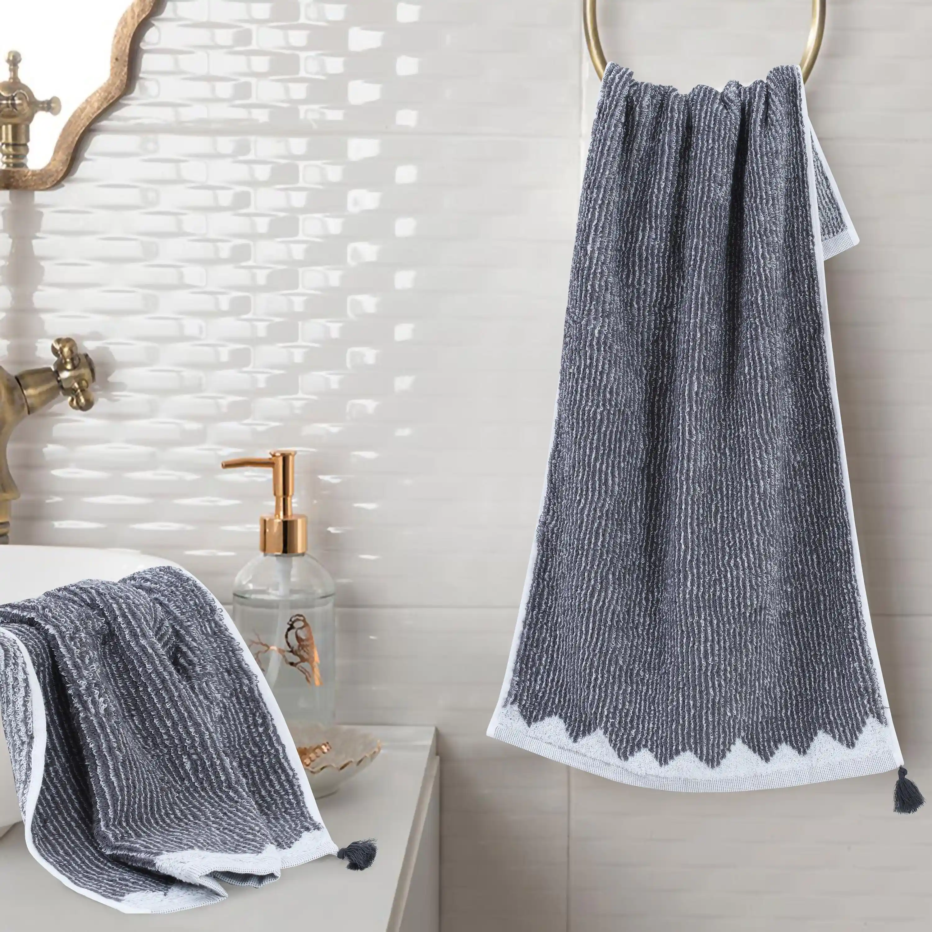 100% Cotton Premium Bath Towels - 207 - Image 7