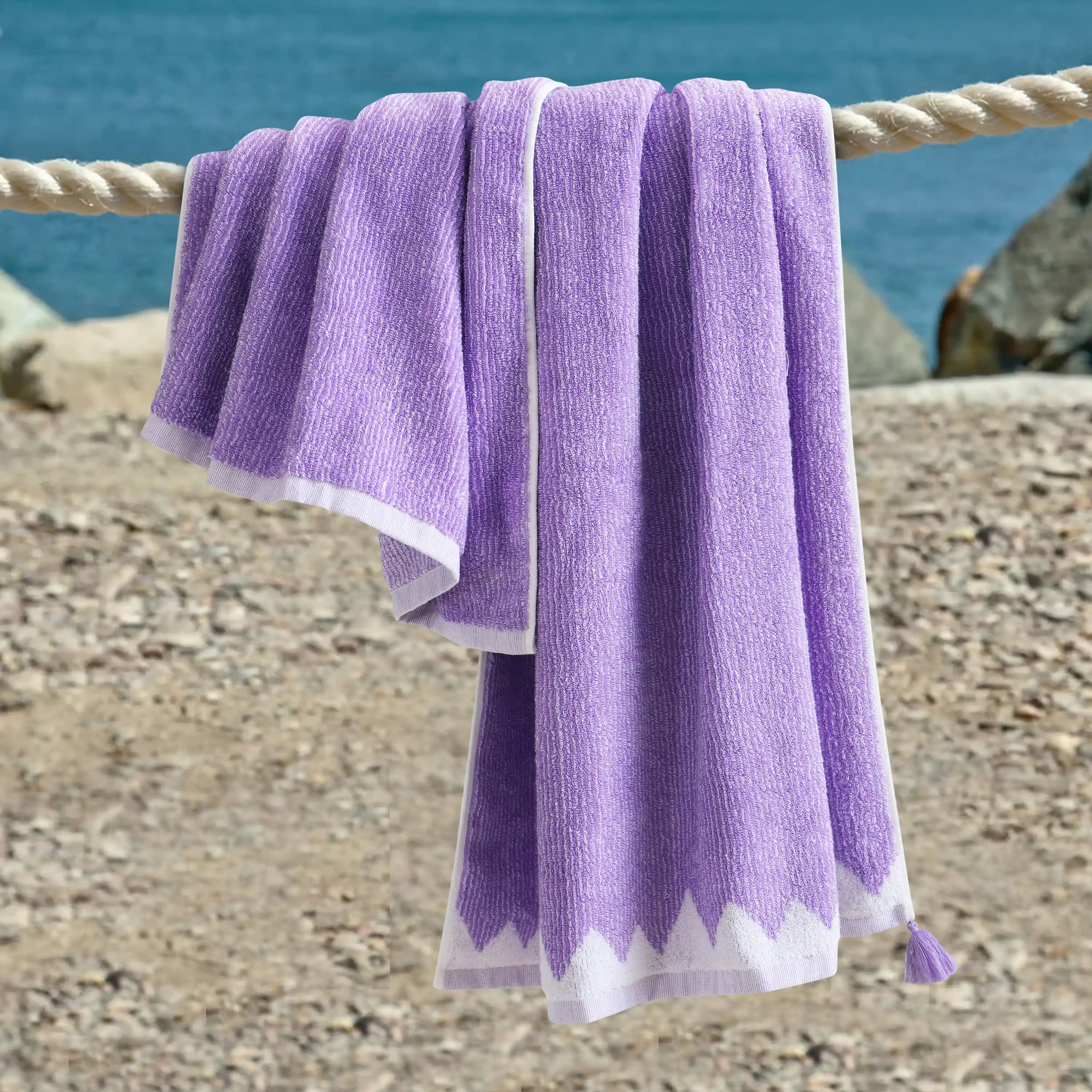 100% Cotton Premium Bath Towels - 207 - Image 9