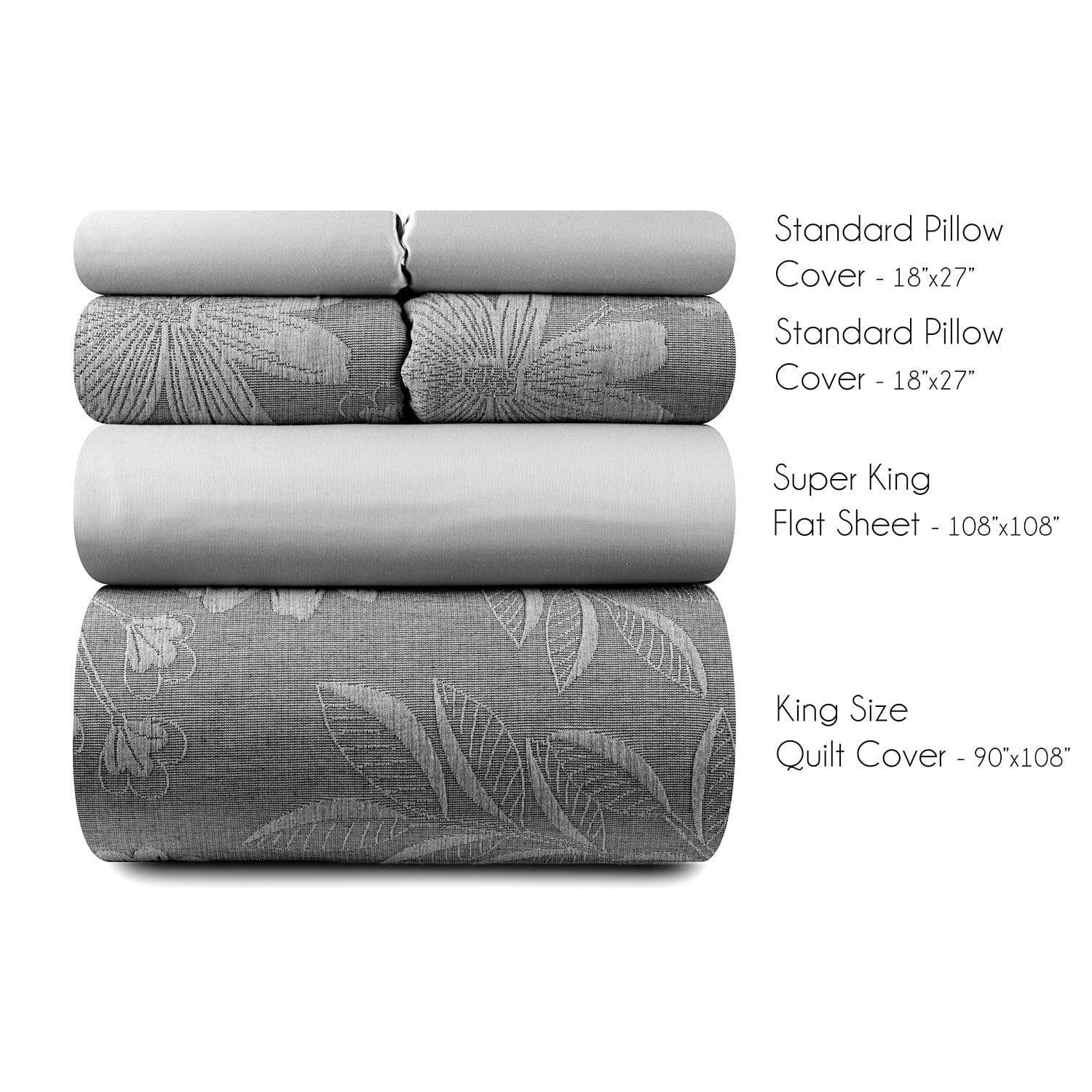 Salt And Pepper | Cotton Bedding Set - Image 36