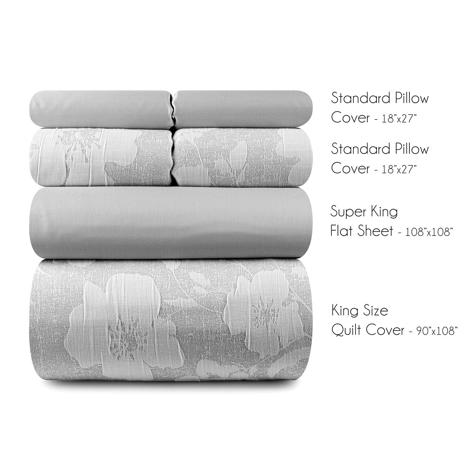 Salt And Pepper | Cotton Bedding Set - Image 31