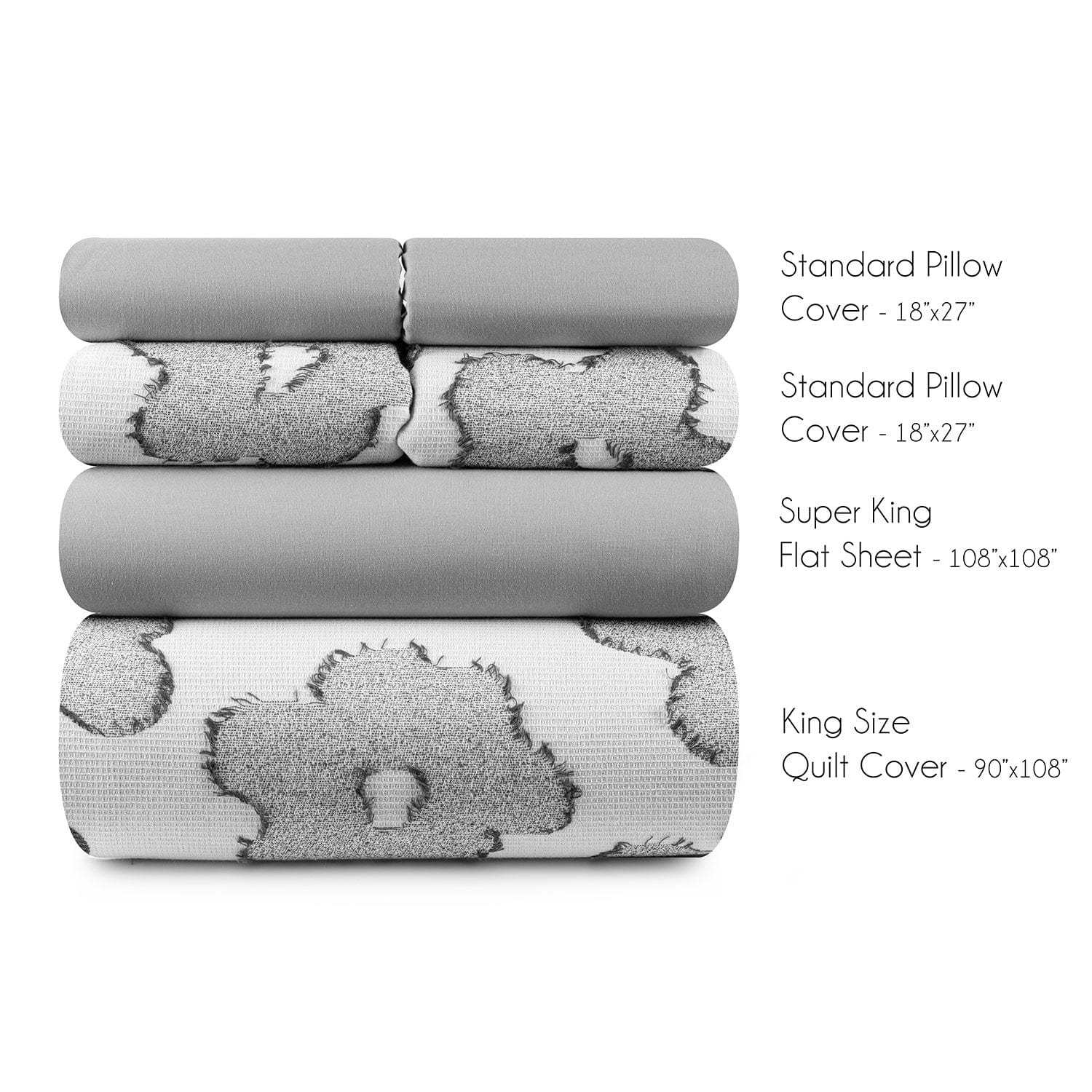 Salt And Pepper | Cotton Bedding Set - Image 43