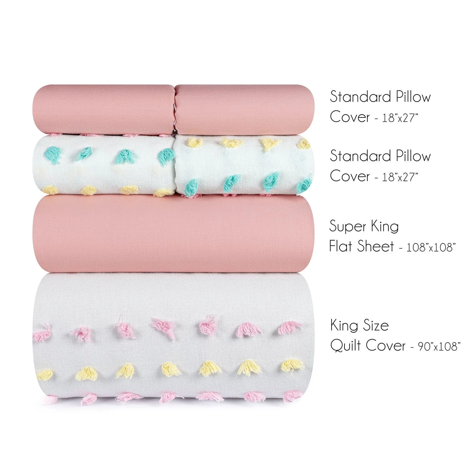 Salt And Pepper | Cotton Bedding Set - Image 63