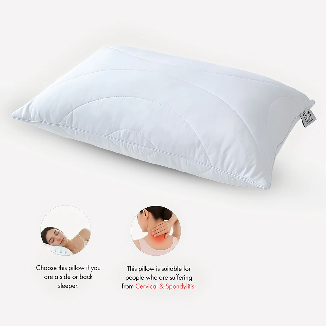 Sleepology Luxury Pillow | Adjustable Filling - Neck & Shoulder Support - Image 6