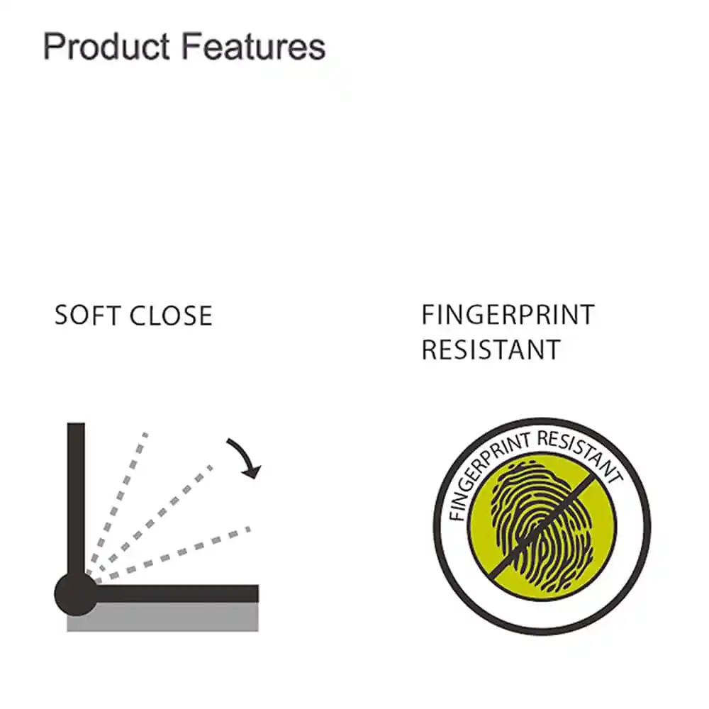 Stainless Steel 5 Litre - Silver Soft Close Pedal Dustbin Matte Finish With Plastic Bucket Inside - Image 6