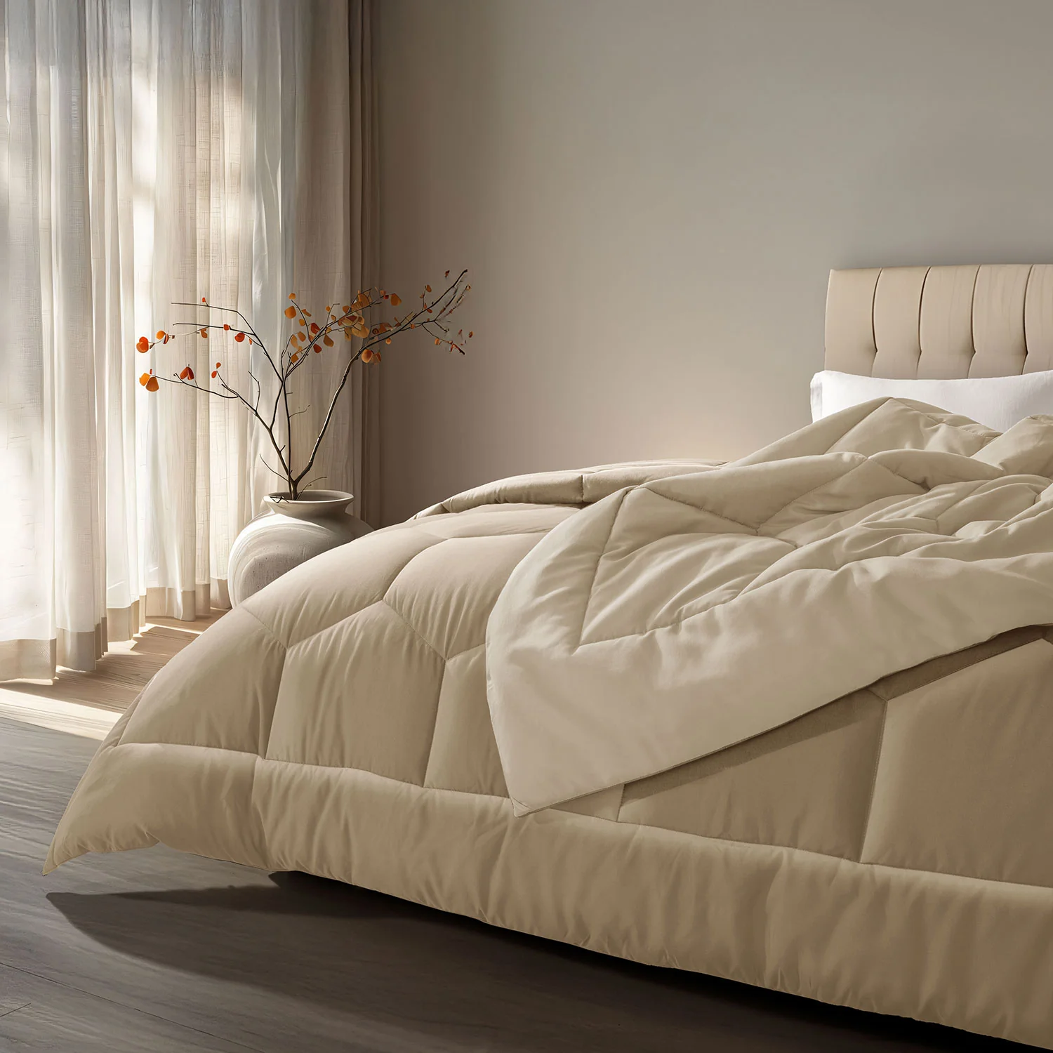 Vibgyor Microfiber Reversible Winter Quilt - 500 GSM - Image 10