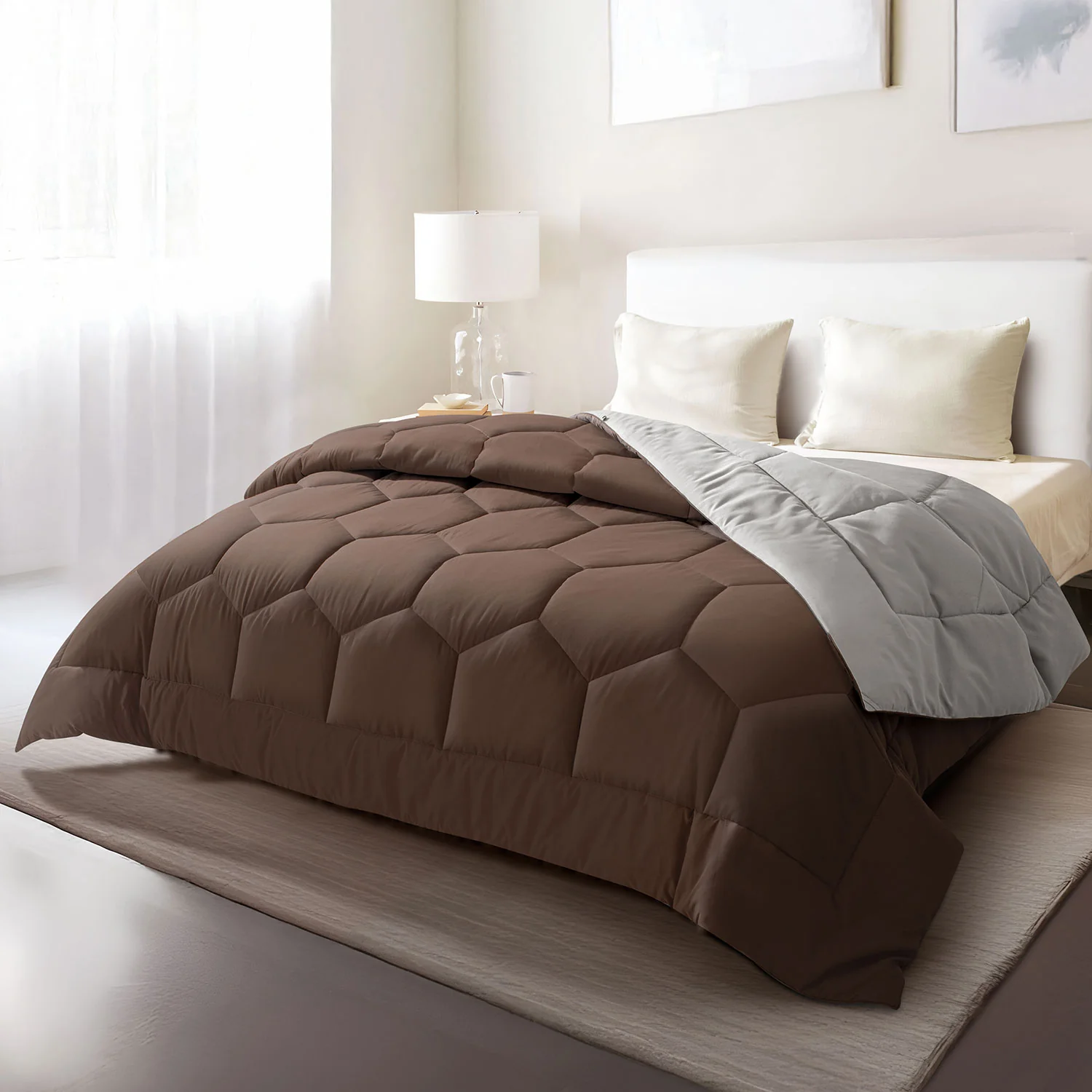 Vibgyor Microfiber Reversible Winter Quilt - 500 GSM - Image 13