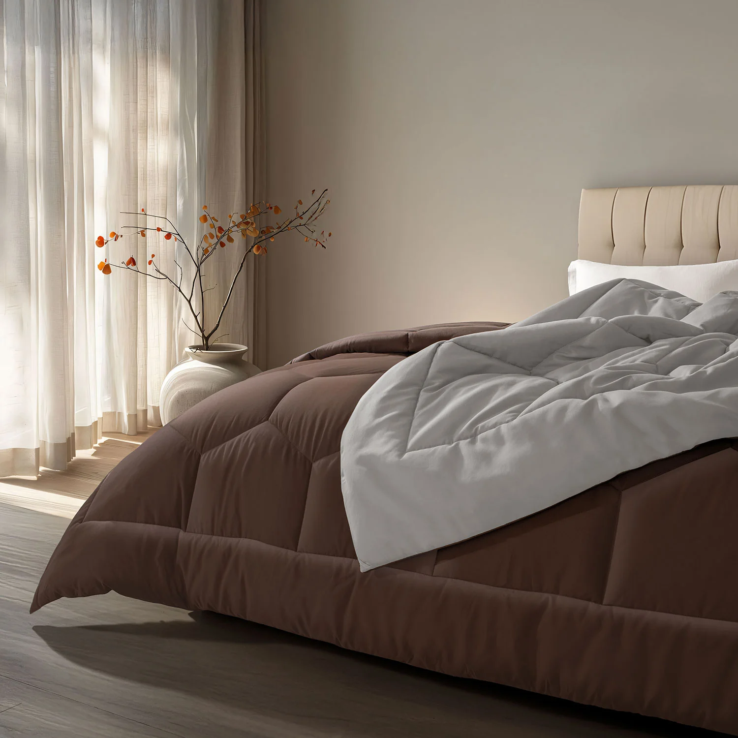 Vibgyor Microfiber Reversible Winter Quilt - 500 GSM - Image 14