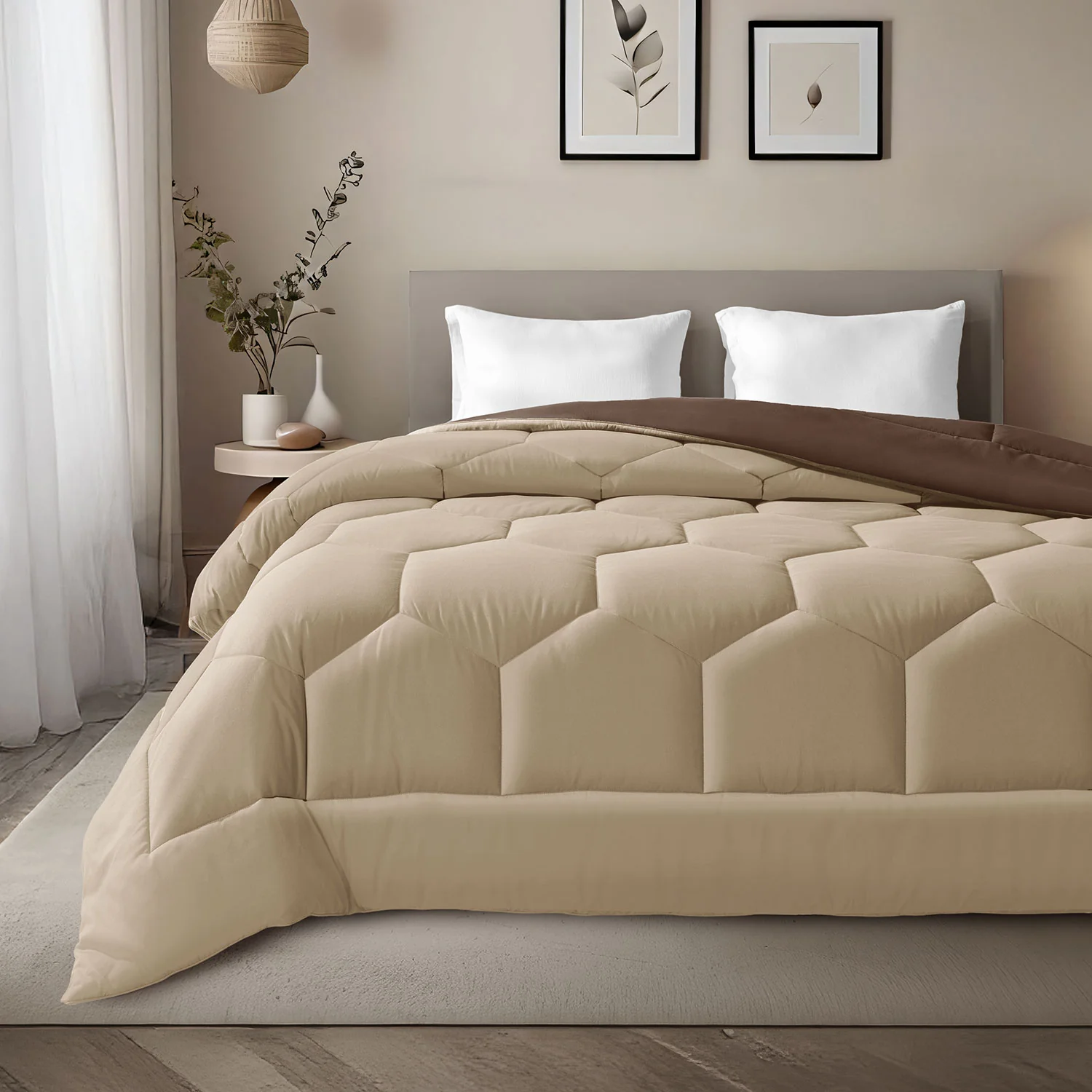 Vibgyor Microfiber Reversible Winter Quilt - 500 GSM - Image 19