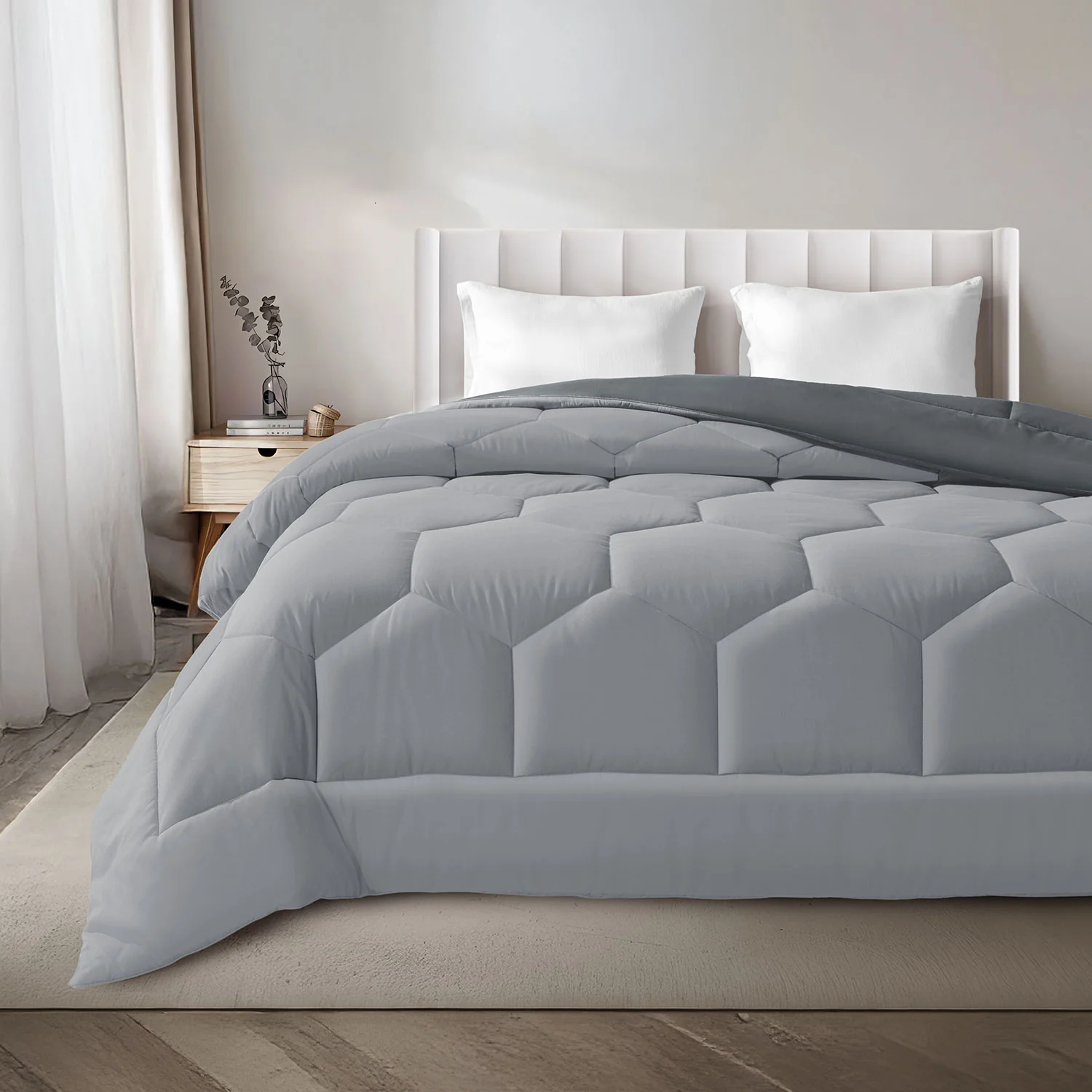 Vibgyor Microfiber Reversible Winter Quilt - 500 GSM - Image 23