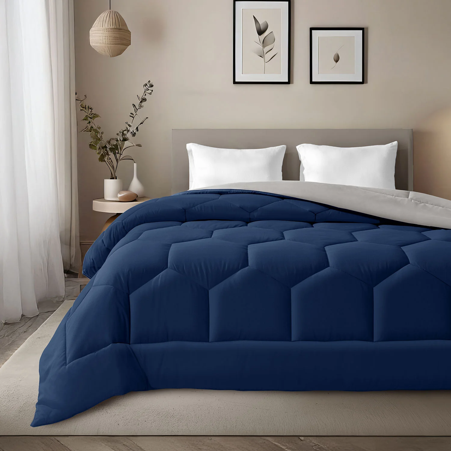 Vibgyor Microfiber Reversible Winter Quilt - 500 GSM - Image 35