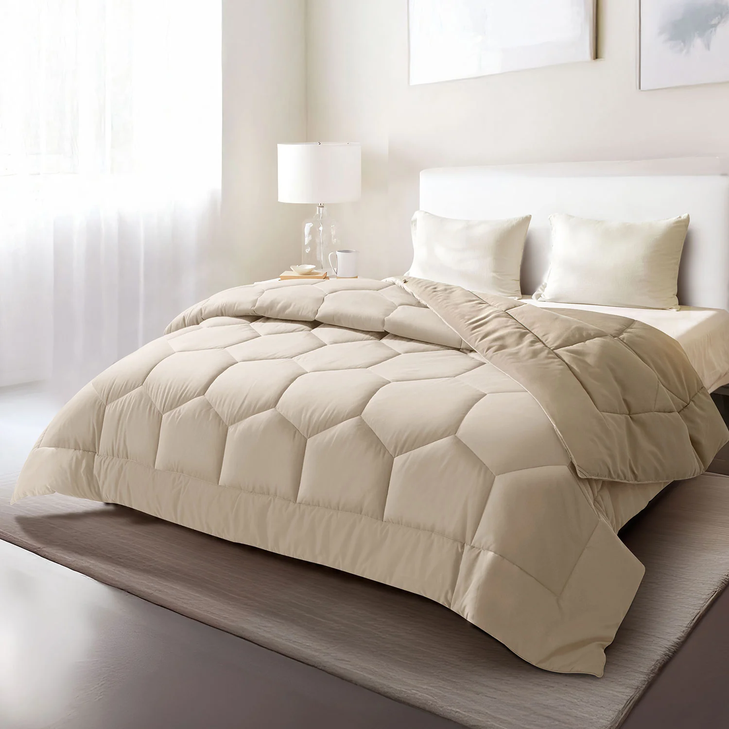 Vibgyor Microfiber Reversible Winter Quilt - 500 GSM - Image 9