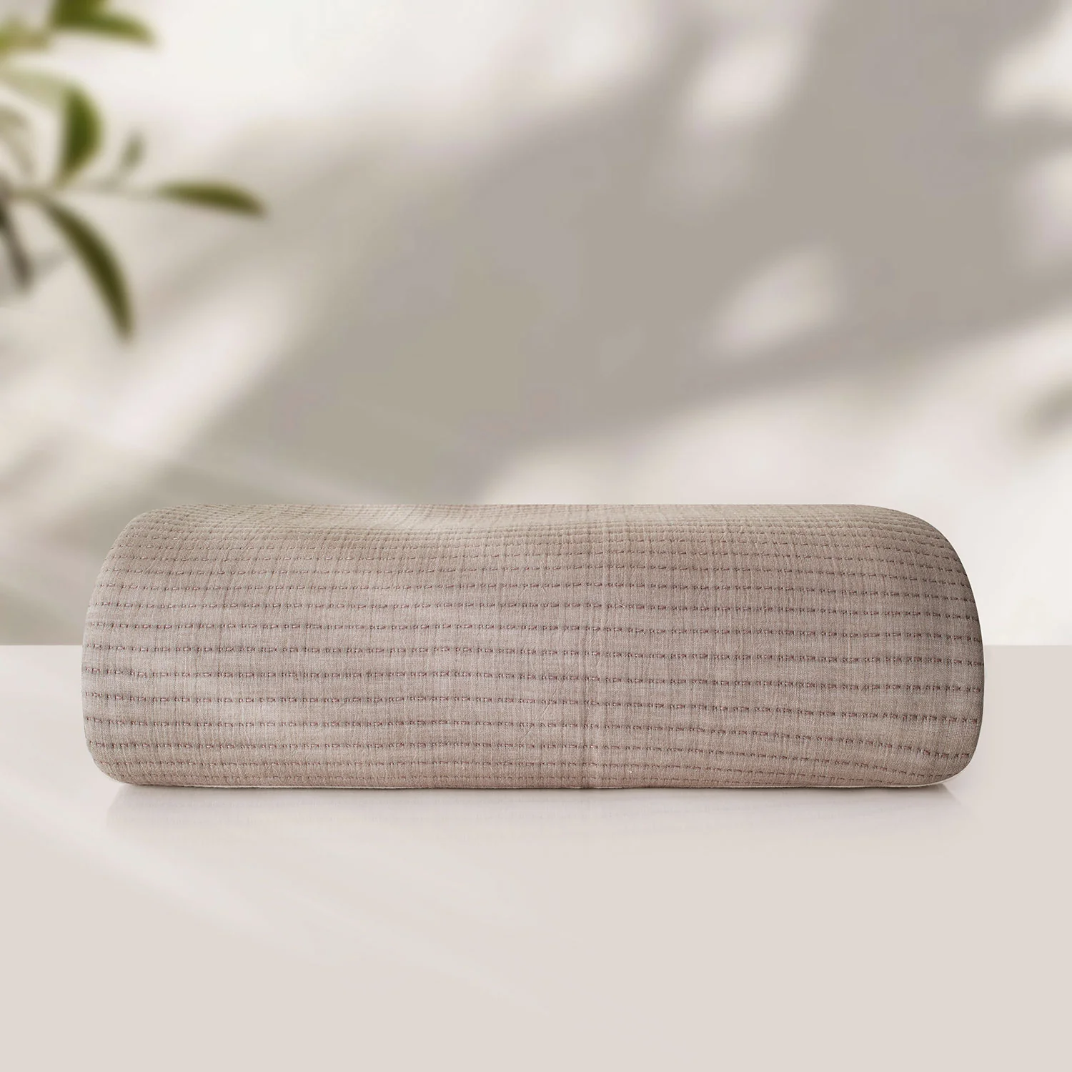 Linen Cotton Quilted Bed Spread Set – Lightweight All-Season Comfort - 3pcs Set - Image 12