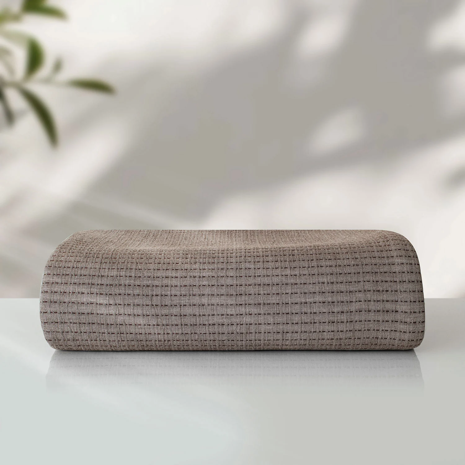 Linen Cotton Quilted Bed Spread Set – Lightweight All-Season Comfort - 3pcs Set - Image 24